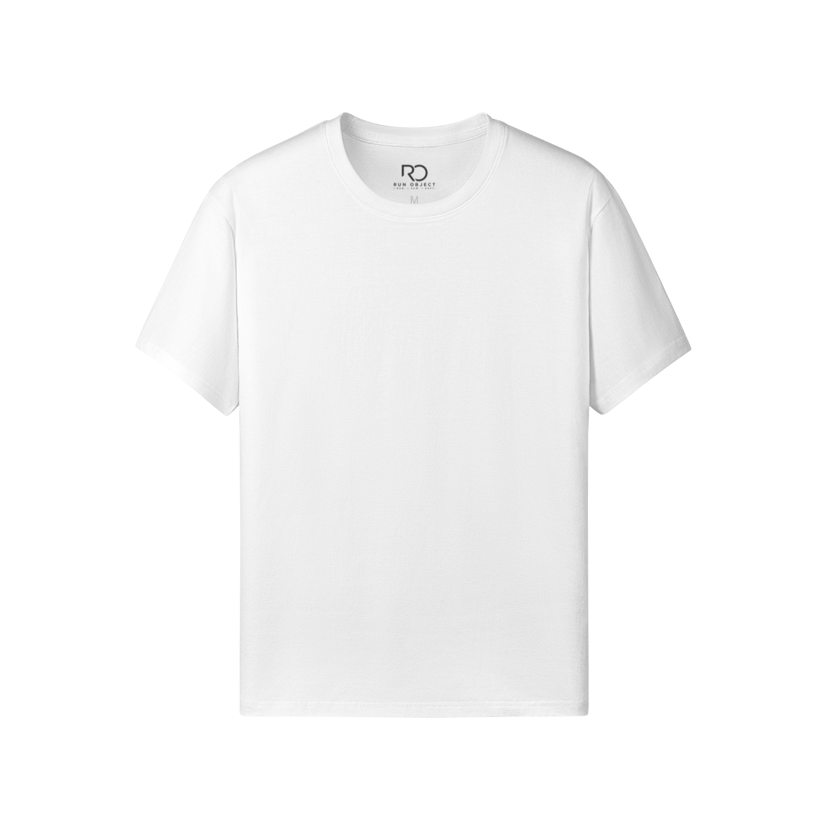 White RUN OBJECT T-shirt